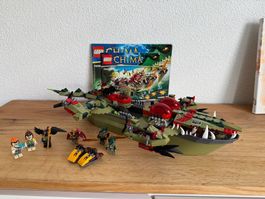 LEGO CHIMA 70006 Cragger's Croc-Boot Zentrale | gebraucht