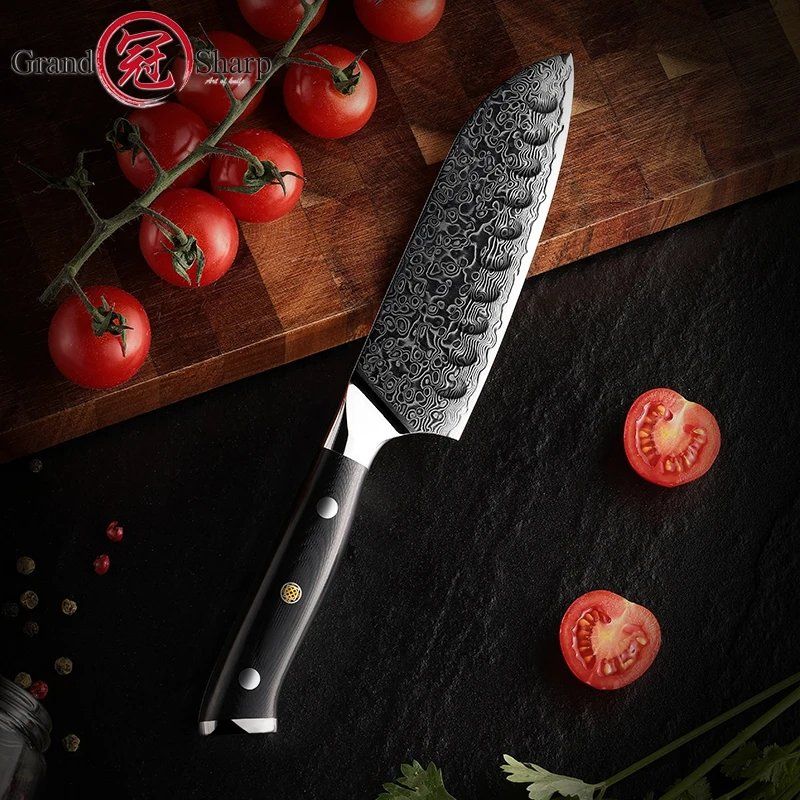 Coltelli da cucina: Japanisches Damaskus Küchenmesser Neu ! – Nuovo e nell'imballaggio originale da Suhr venduto da ChronixChronometer 1