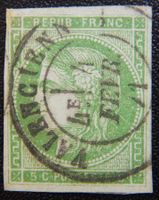 Frankreich Kat. 39a gest. 1870 Bordeaux Kat. 160 Euro