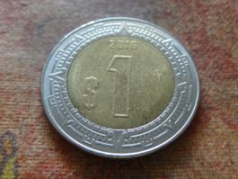 MEXIQUE   1  Peso  2016  Amérique-Sud