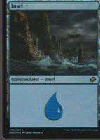 TCG Magic The Gathering MTG De BRO 270 FOIL Insel (V.3)