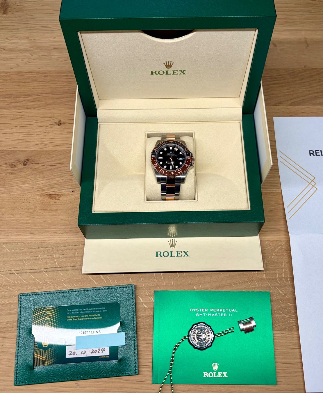Rolex Orologi: Rolex, GMT Master II, Rootbeer (Full Set CH) – Nuovo (secondo la descrizione) da Aarau venduto da eddi.o 1