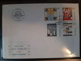 Schweizer Frauen Briefmarken-Satz, 1993, Sonderstempel 48