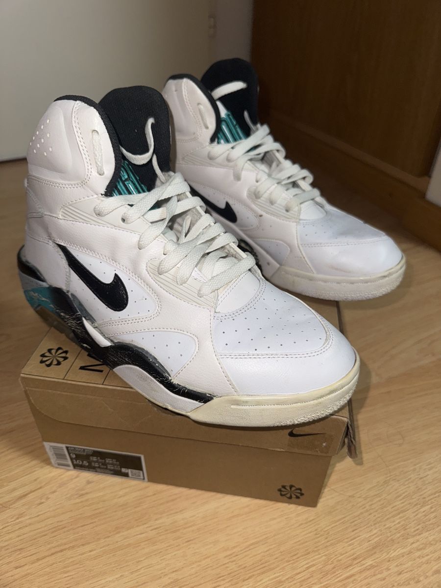 Nike Scarpe da uomo: Nike Air Force 180 Blau Smaragd gr42.5 – Difettoso da Fislisbach venduto da PR-Trade