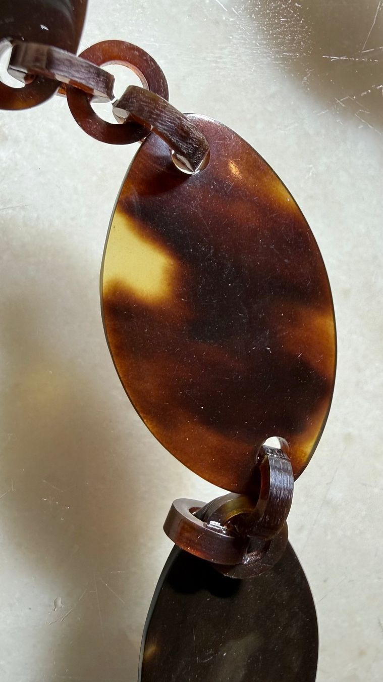 Catenine: Collier imitation écaille de tortue! – Usato da Onex venduto da Tonihart 2