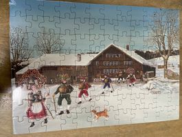 Puzzle Silvesterchläuse Appenzellerland 96 Teile ovp