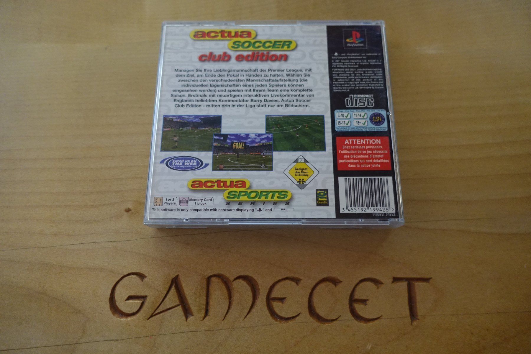 Sony Giochi: Actua Soccer Club Edition – Usato da Steinach venduto da Gamecet 2