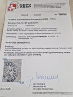 Strubel 21G, leichte Doppelprägung, Attest, Schaffhausen,
