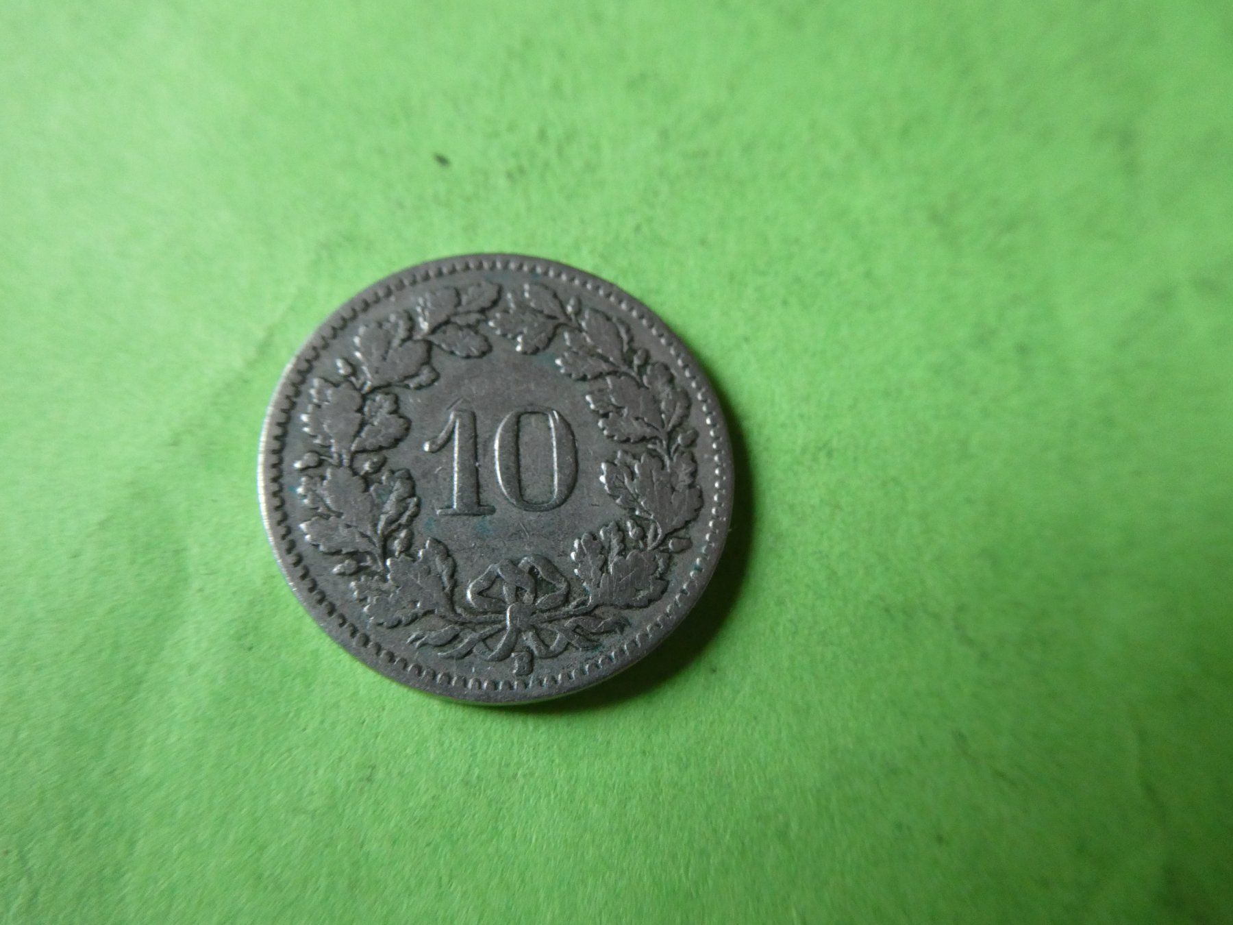 Tutti le monete: Schweiz 1903, 10 Rappen – Usato da Hinterforst venduto da rohusri 1