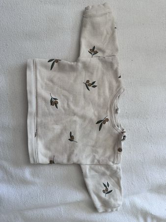 Organic Zoo beige Oliven Motiv Grösse 3-6 Monate