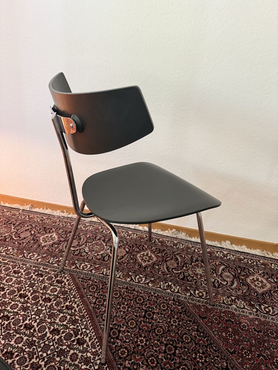 Bolia Stühle: 5 Bolia Bird Chairs (black + chrome) – Gebraucht aus Zürich von vik_wzv8 1
