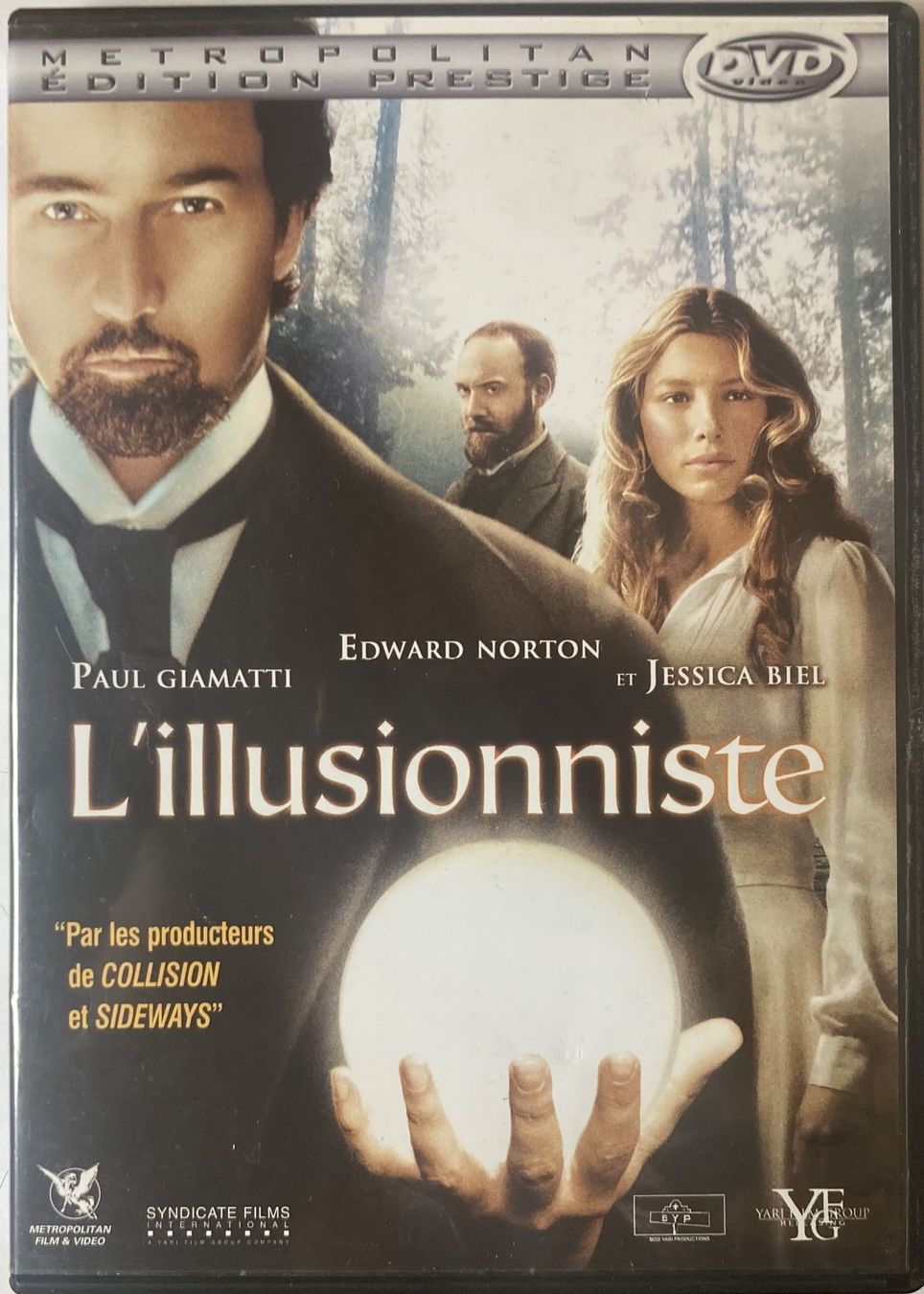 Tutti i DVDs: L'ILLUSIONNISTE – Usato da Poliez-Pittet venduto da Newtown-Records
