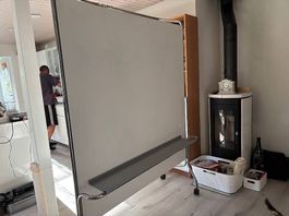 Whiteboard / Wandtafel auf Rändern