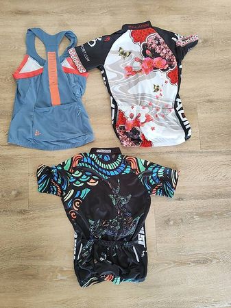 3 Velotrikots neuwertig Gr. S/XS