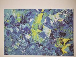Vendo quadro su tela astratto