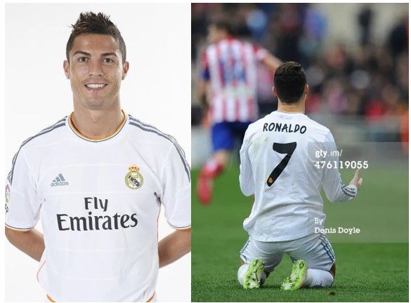 Real Madrid Canottiere & Pantaloni: Original Real Madrid 2013/2014 Ronaldo – Usato da Windisch venduto da RealJerseys 2