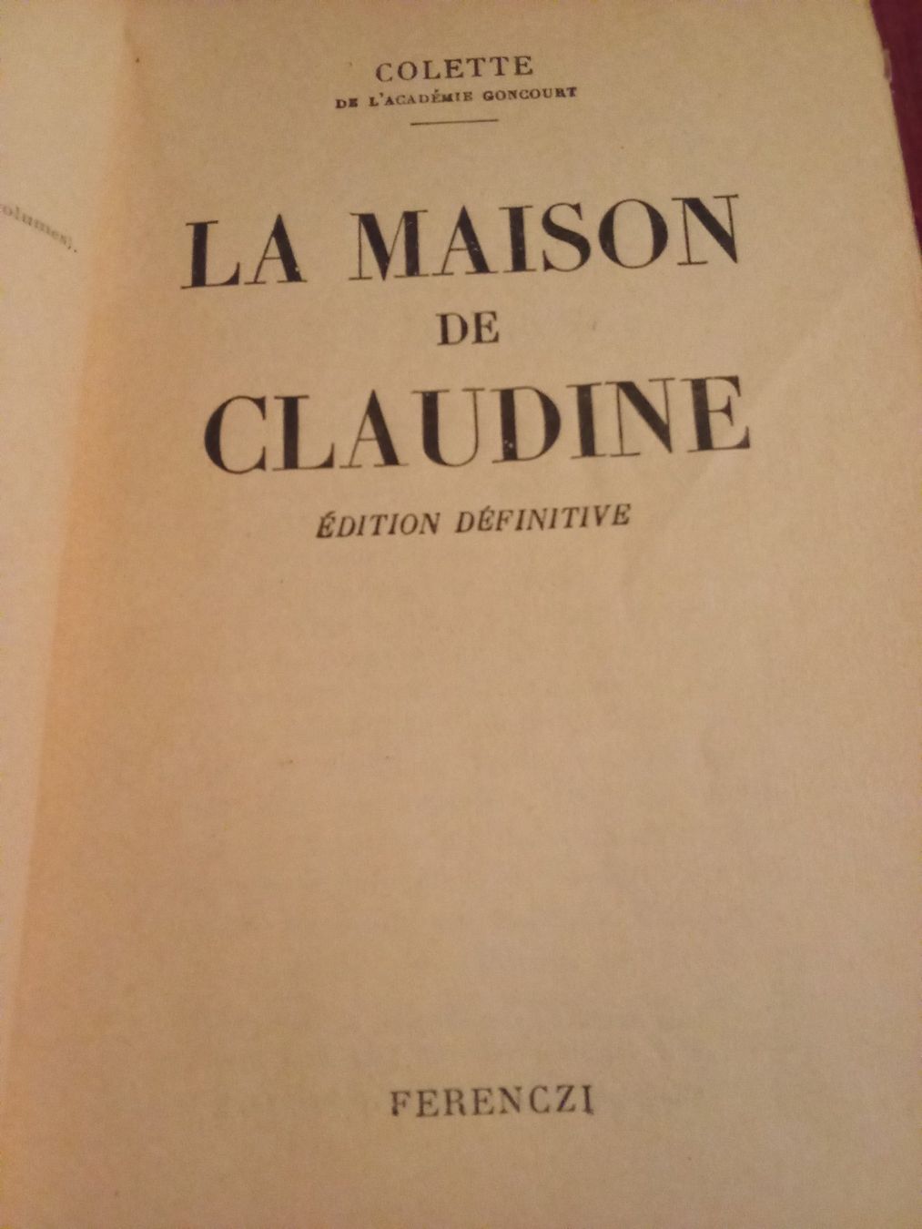 Livres: La Maison de Claudine – D'occasion à Remetschwil par Privatflohmi 6