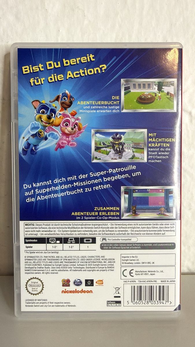 Nintendo Jeux: Paw Patrol Mighty Pups - Nintendo Switch Game – D'occasion à Ehrendingen par bubulence 1