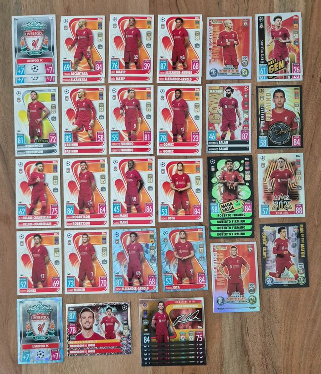 288 Karten von Englische Vereine - Topps Match Attax 3