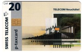 TELECOM Neuchâtel - seltene Chip Geschenk Taxcard