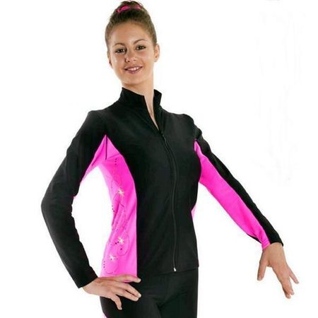 NEU SAGESTER- Eiskunstlauf Jacke Swarovski fuchsia 159.00