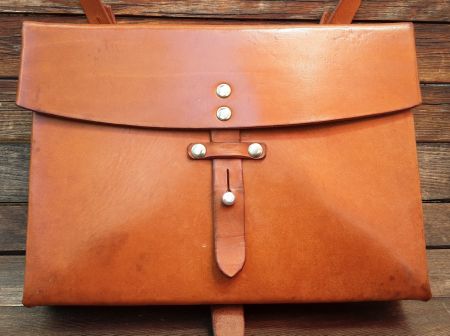 Armee Ledertasche,Kartentasche 1977,Militär