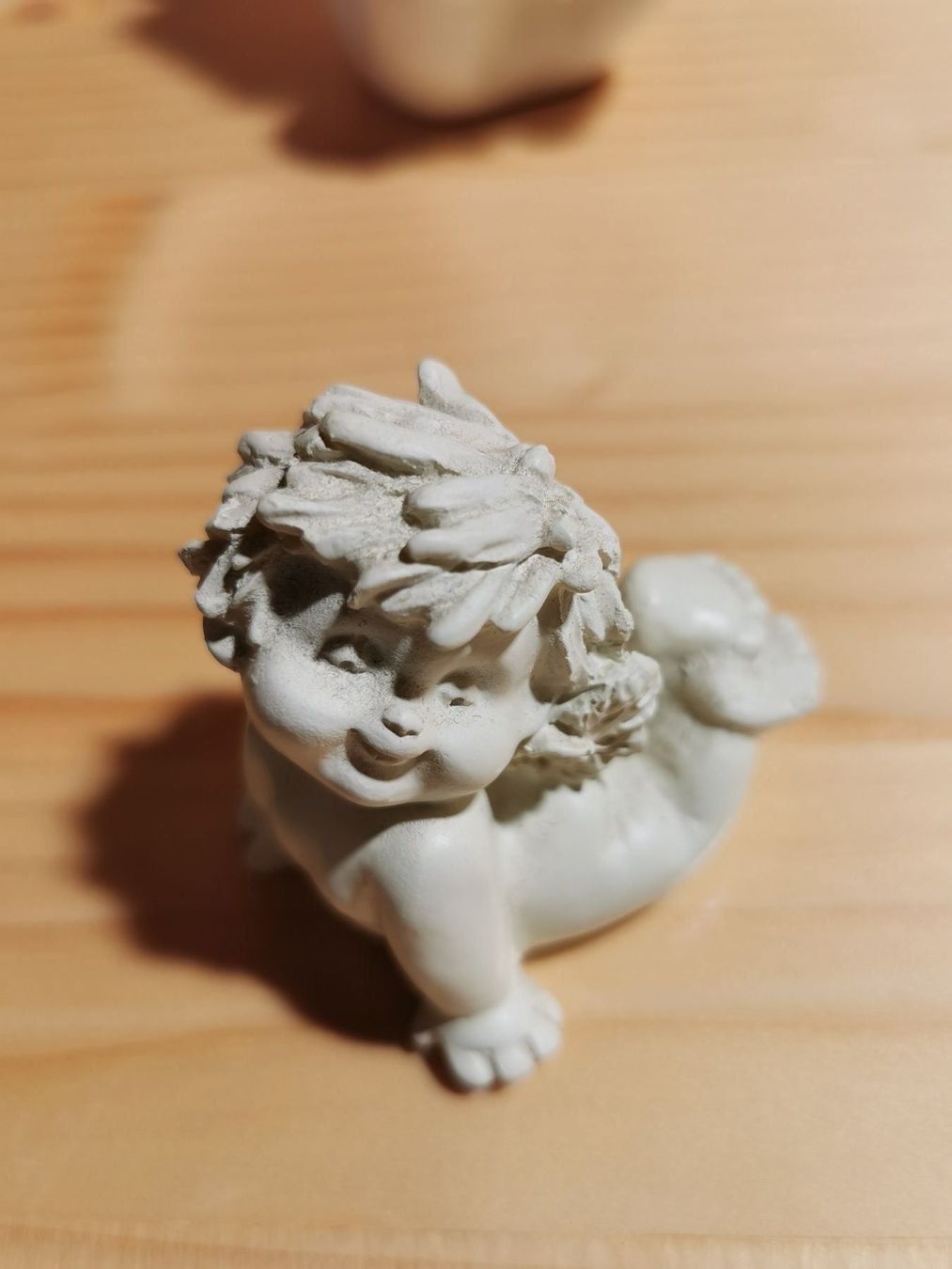 Statuette: Zwei Engel weiss sitzend – Usato da Sirnach venduto da windrad65 2