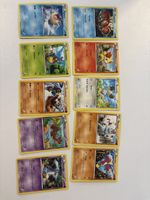 Lot de 10 cartes Pokémon diverses état correct occasion