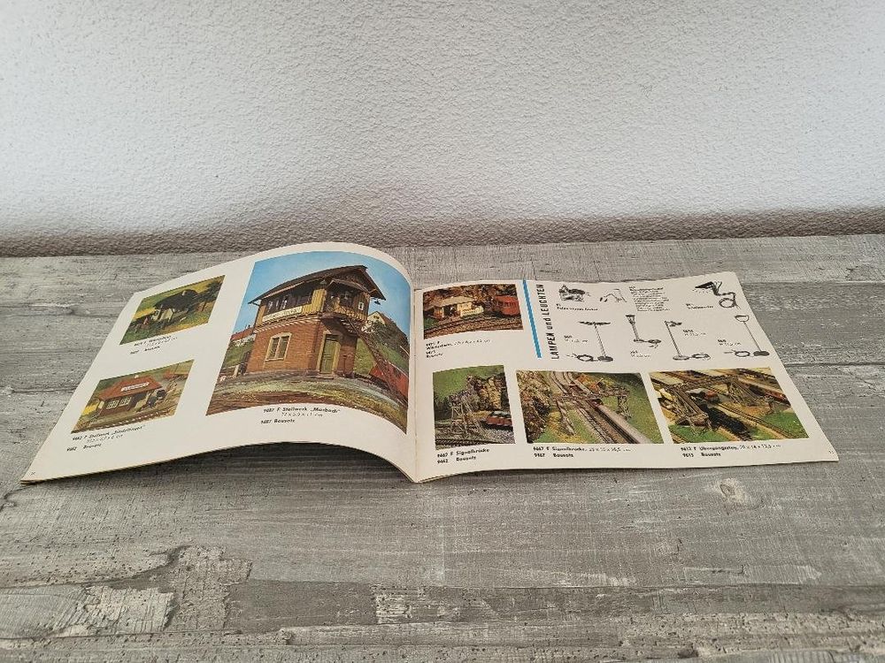 Alter Kibri Spur H0 Katalog 1962 und 1 x Brochure/Anleitung (Gebraucht