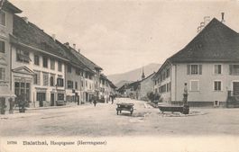 Balsthal SO Hauptgasse Herrengasse belebt