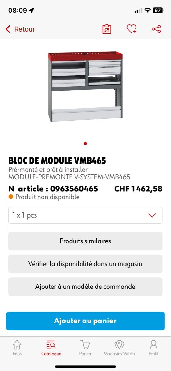 Scaffali: Bloc de module pour aménager un véhicule – Nuovo (secondo la descrizione) da Saignelégier venduto da rom_5l27 3