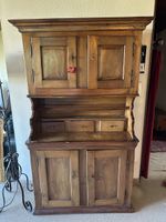 Charmanter Küchenbuffet-Schrank, Massivholz, vintage