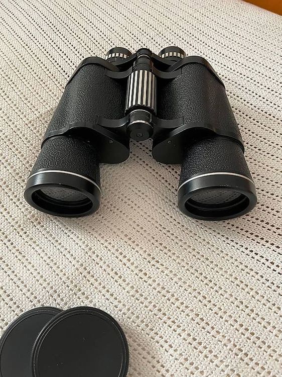 Jumelles vintage Raleigh Coated Optics 7x50 avec étui cuir AK 17521 N° 7007 | eBay
