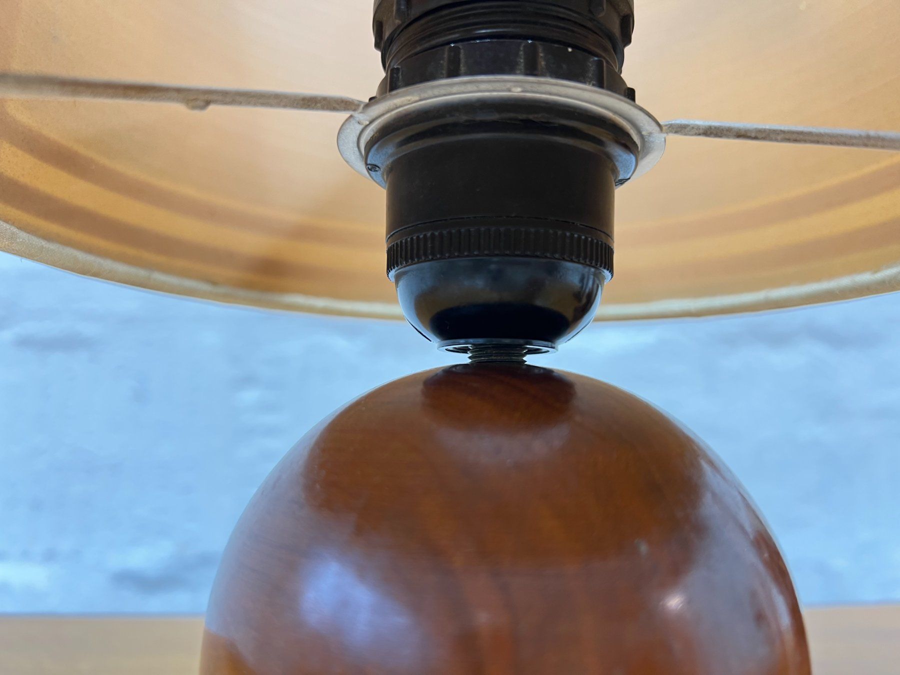 Lampade: Vintage Tischlampe - Teakholz – Usato da Walzenhausen venduto da stilvollwohnen 6