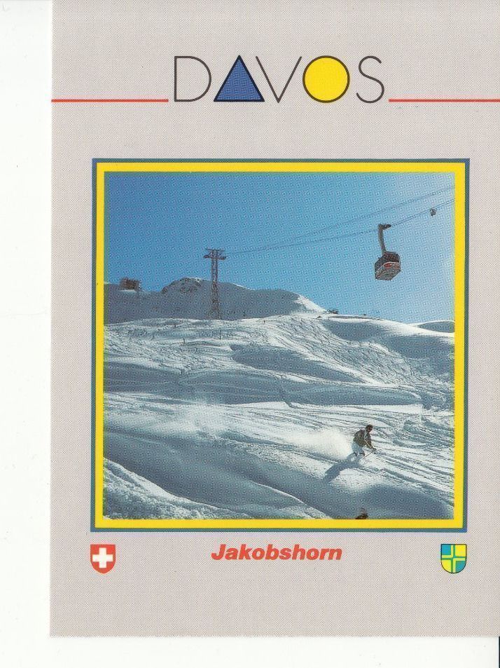 Cartoline postali: Davos 16 um 1995 – Usato da Bürglen TG venduto da StampGraf