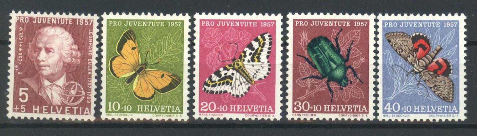 Tutti i francobolli: Pro Juventute 1957, postfrisch, ** – Usato da Willisau venduto da Vollstempel