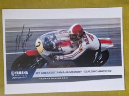 Giacomo Agostini - 20x30cm - persönlich gesammelt