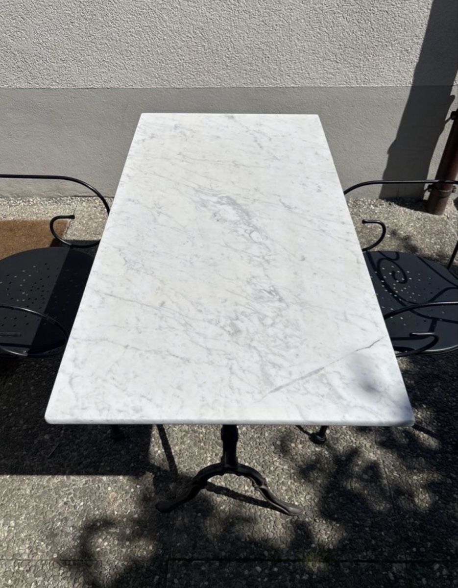 Tischset: Gartentisch, Bistrotisch mit zwei Stühlen – Gebraucht aus Wohlen AG von Ralf2000 2
