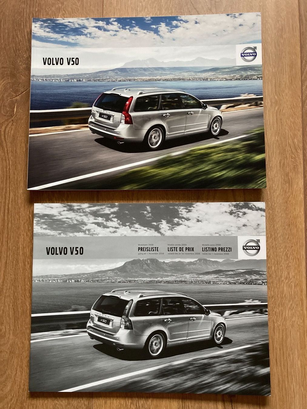 Volvo Dokumente: Prospekt Volvo V50 Jg. 2008 / 2009 – Neu (gemäss Beschreibung) aus Freienstein von Golfbueb