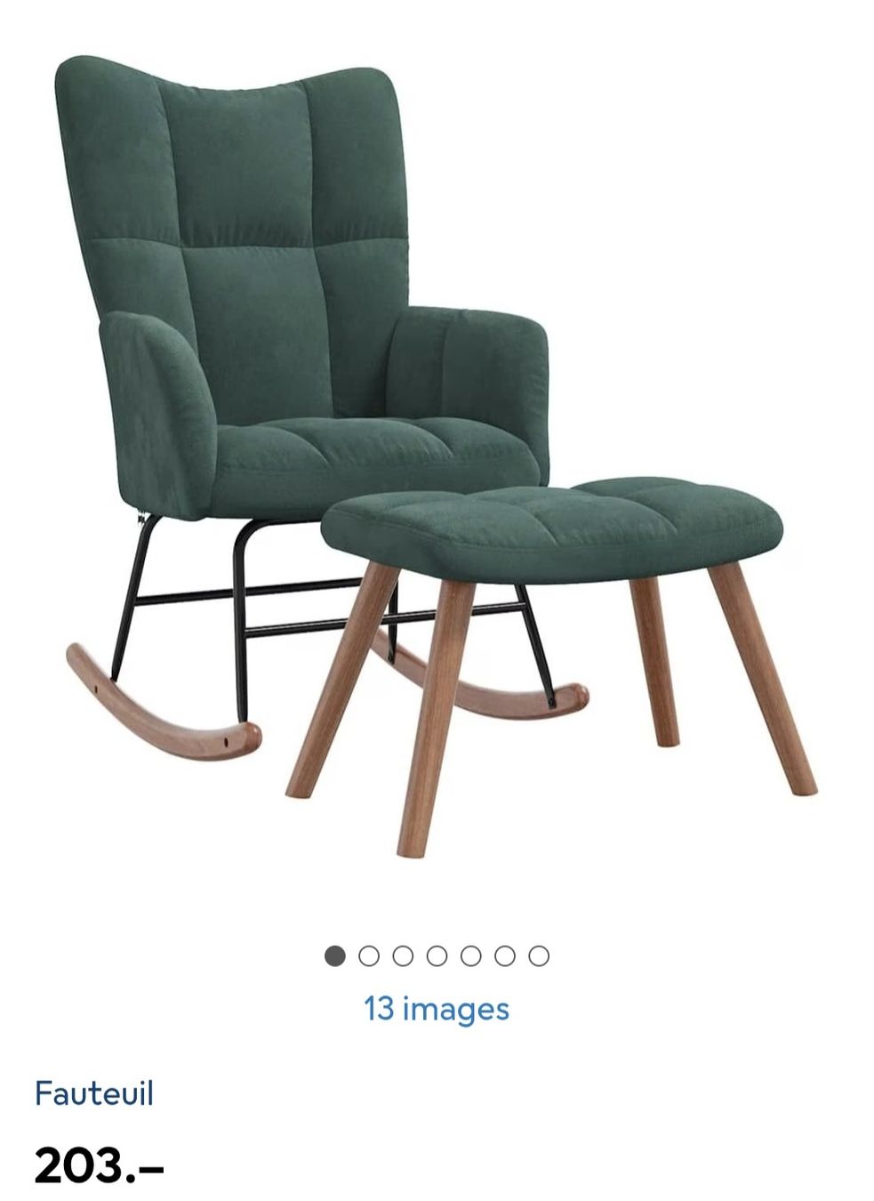 Sessel: Fauteuil à bascule / allaitement – Neu (gemäss Beschreibung) aus Lausanne von VelPas