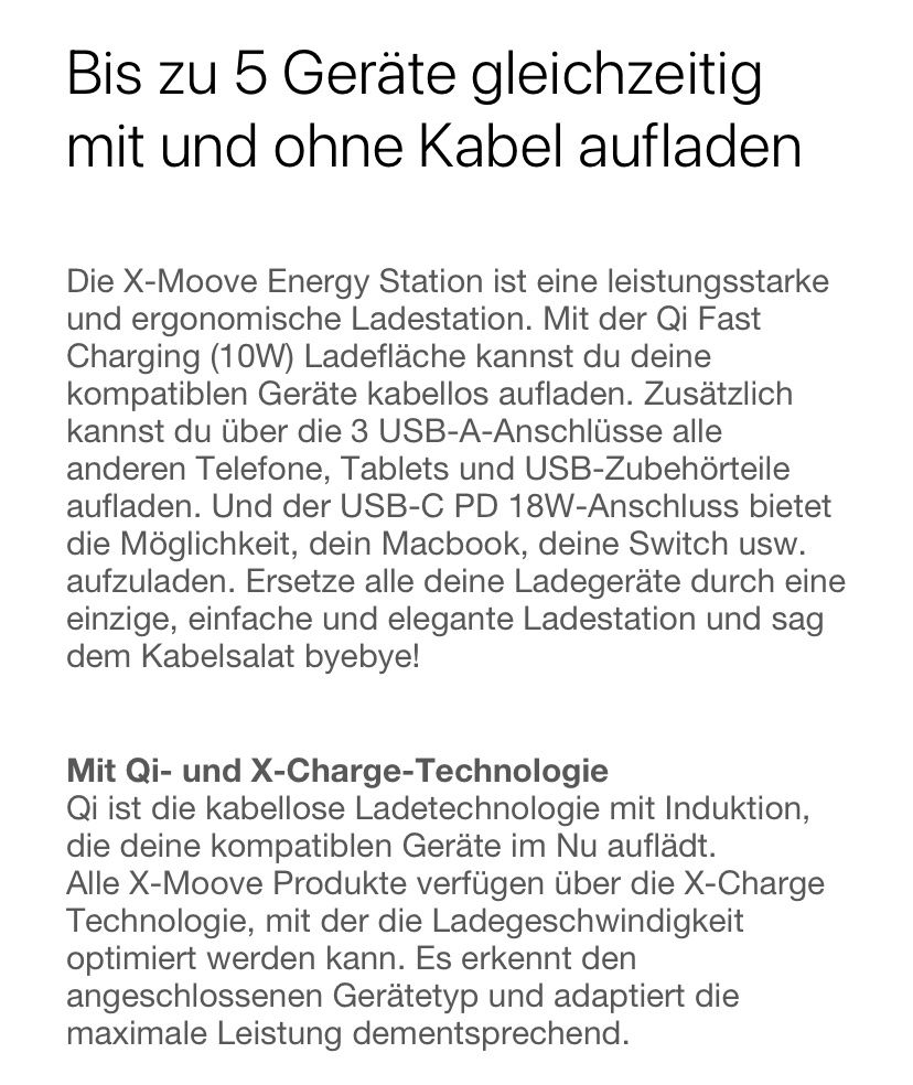 Ladegeräte: X-Move Energy Station OVP – Gebraucht aus Kreuzlingen von jthover 5