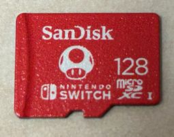 Carte microSD SanDisk 128 Go pour Nintendo Switch 1