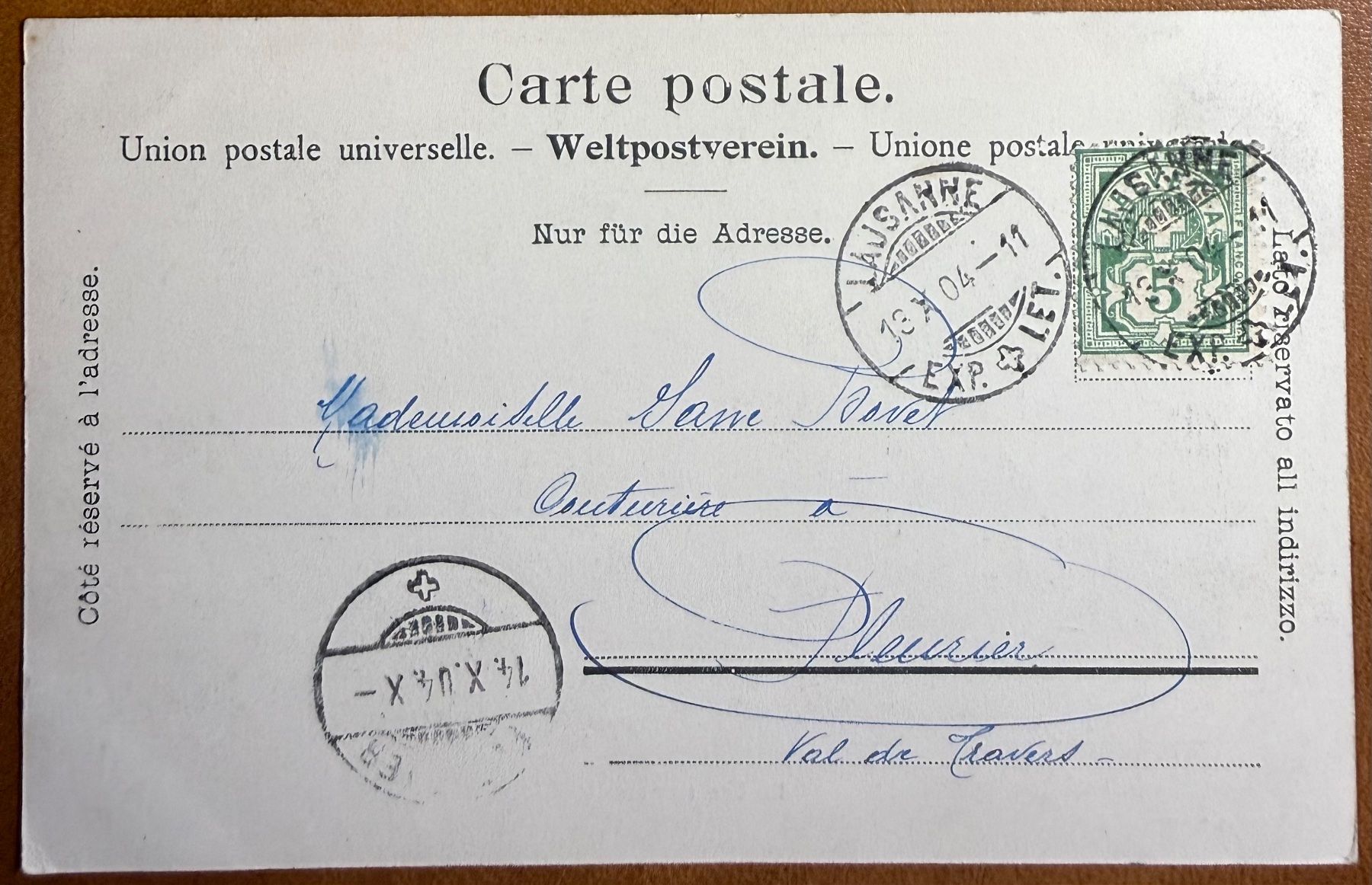 Cartoline postali: Bateau Vapeur "Le Léman" & Barques – Usato da Lutry venduto da Ediego 2