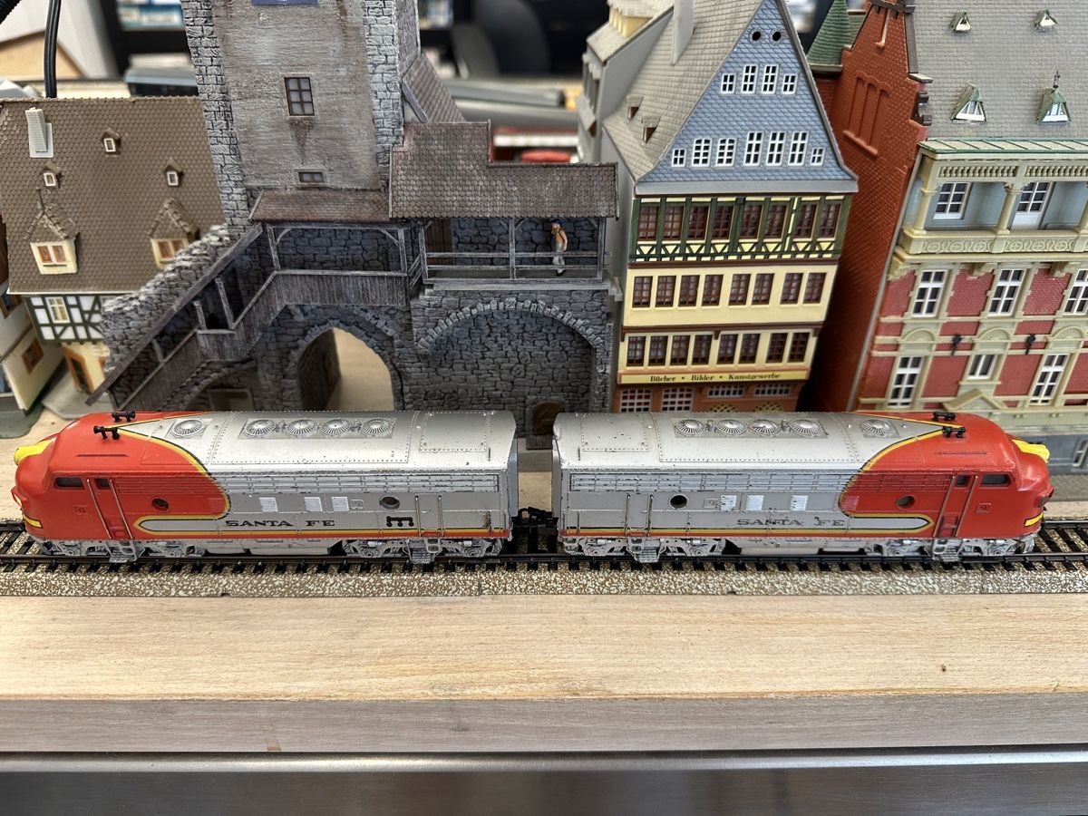 Märklin 3060 4060 USA EMD F7 Santa Fe Digital (Usato) a