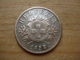 (N1) 20 Rappen  1858  VZ