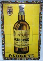 Blechschild 3D-OSBORNE VETERANO-GELB