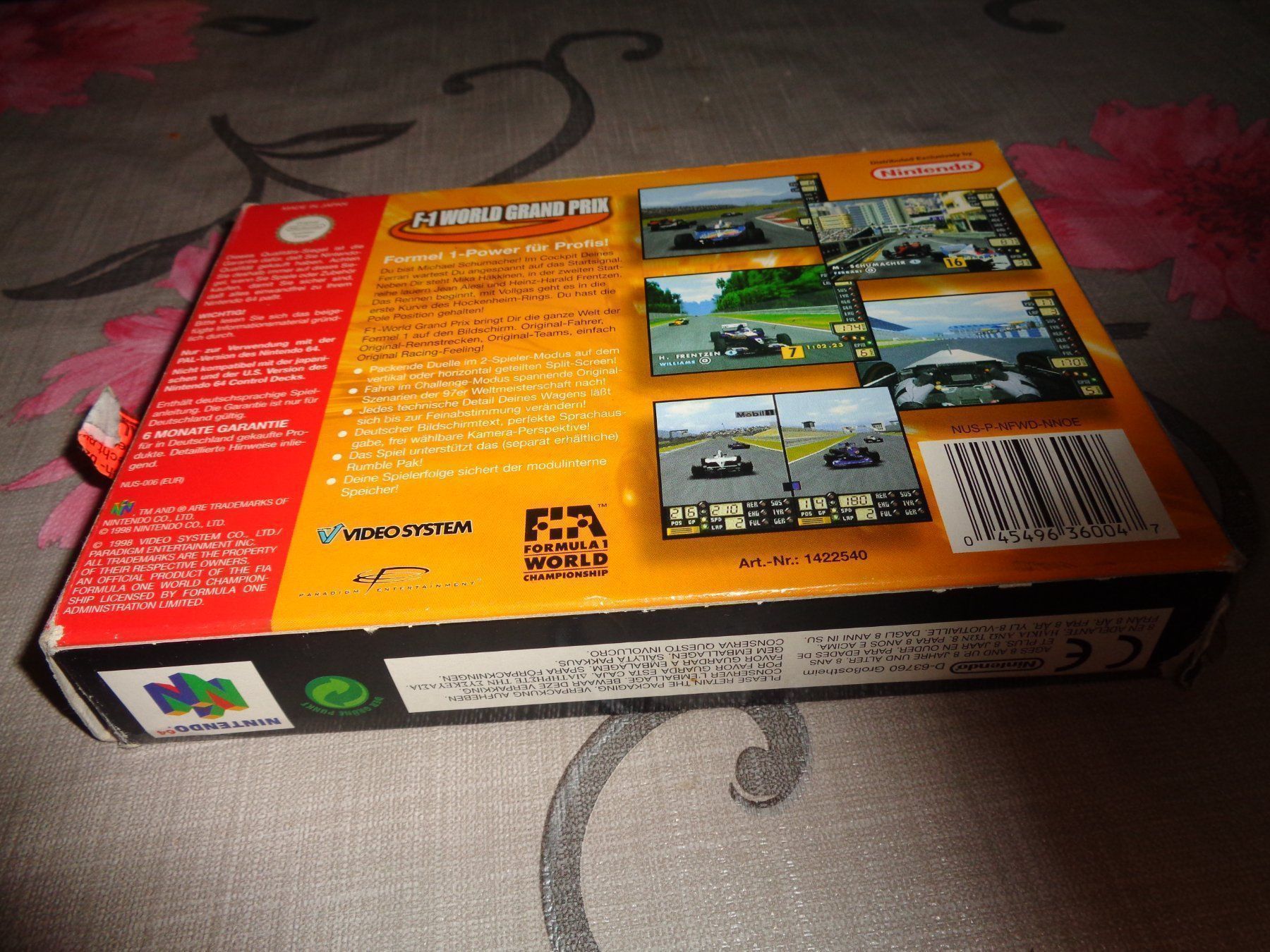 Giochi: F-1 World Grand Prix N64 OVP – Usato da Olten venduto da Disc-Ausverkauf 1