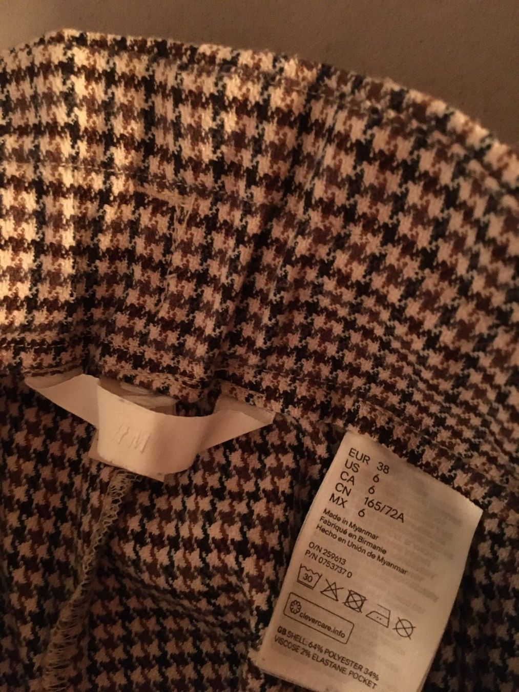 H&M Pantaloni: H&M Hose, kariert, Gr. 38 – Usato da Arni AG venduto da Mimo007 4
