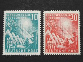 BRD Mi-Nr 111-112 Postfrisch 110 Fr