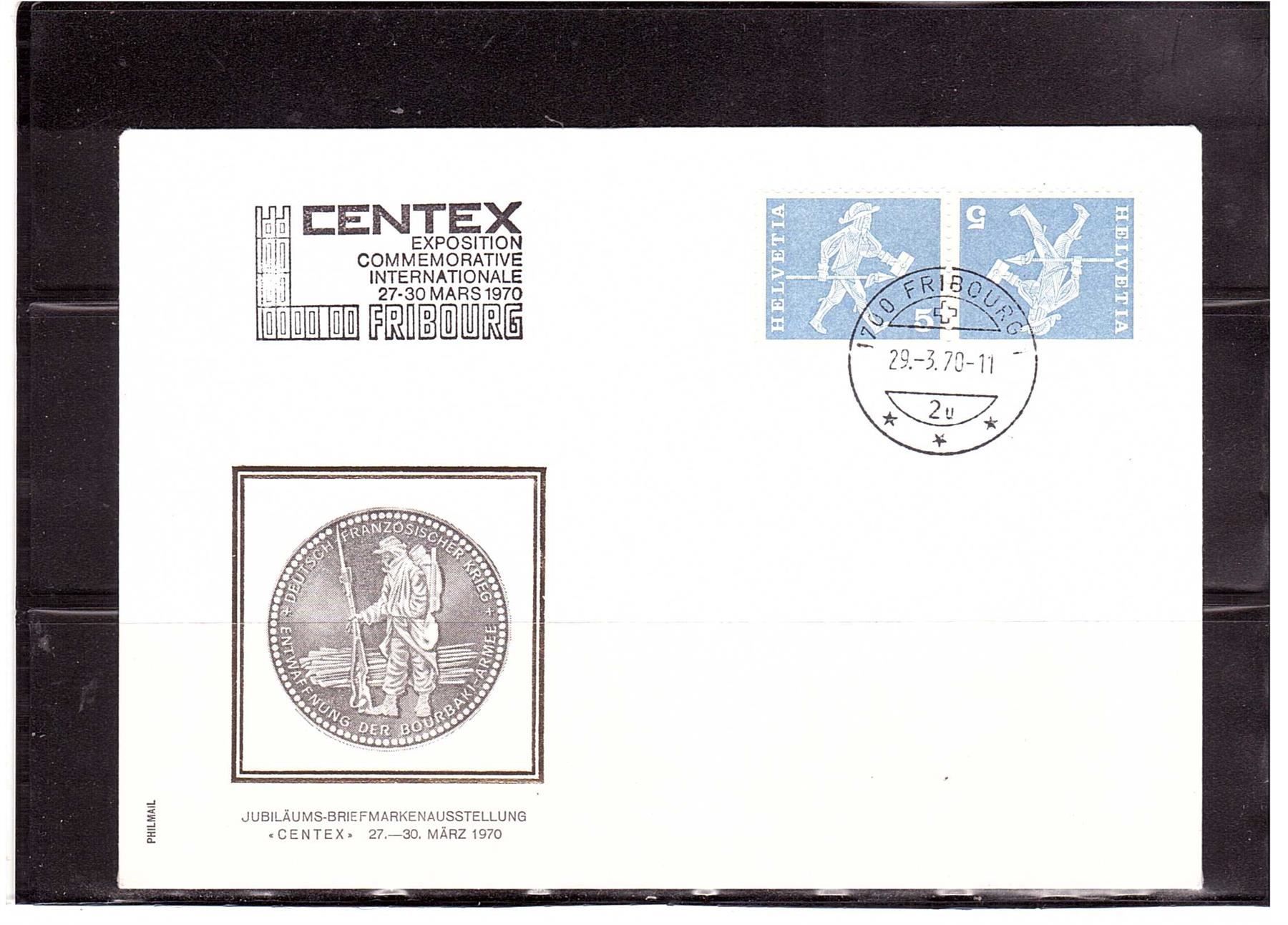 Alle Briefmarken: 1970 FDC  Kehrdruck – Gebraucht aus Rheinau von loxis